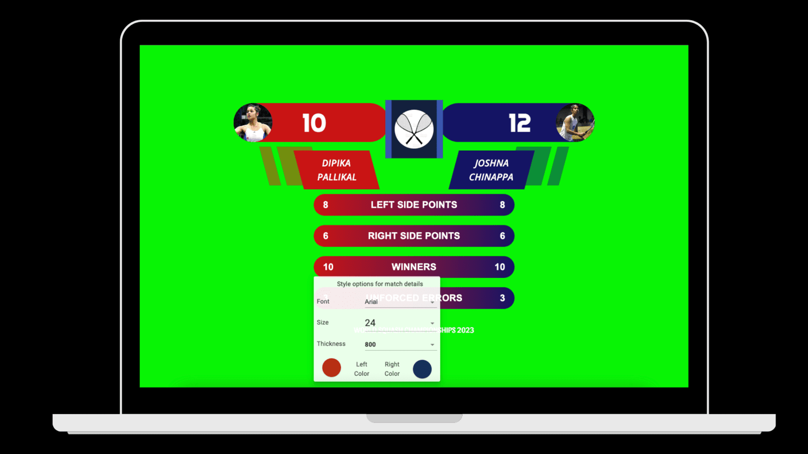 Stats dashboards for broadcasting